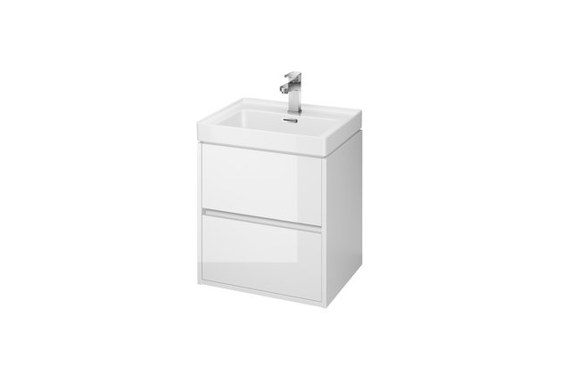 Crea 50 bílá skříňka pod umyvadlo s umyvadlem Crea Crea 50 bílá skříňka pod umyvadlo s umyvadlem Crea