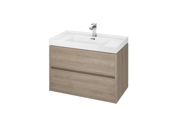 Crea 80 dub skříňka pod umyvadlo s umyvadlem Crea Crea 80 dub skříňka pod umyvadlo s umyvadlem Crea