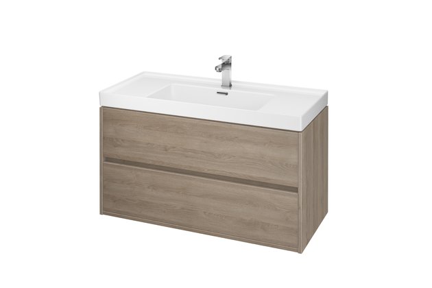 Crea 100 dub skříňka pod umyvadlo s umyvadlem Crea