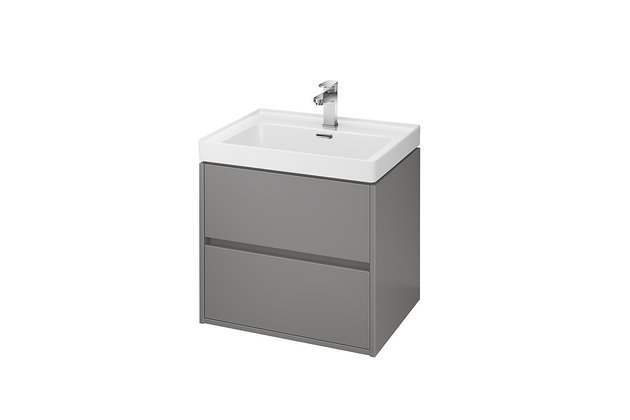 Skříňka Cersanit Crea 60 pod umyvadlo šedá matná, S924-016 Skříňka Cersanit Crea 60 pod umyvadlo šedá matná, S924-016