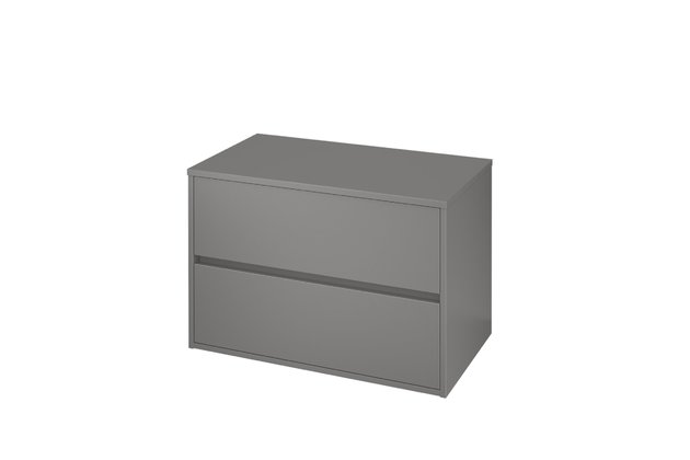 Skříňka Cersanit Crea 80 s deskou šedá matná, S924-018 Skříňka Cersanit Crea 80 s deskou šedá matná, S924-018