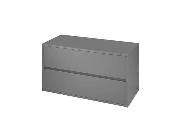 Skříňka Cersanit Crea 100 s deskou šedá matná, S924-020 Skříňka Cersanit Crea 100 s deskou šedá matná, S924-020