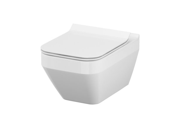 WC mísa Cersanit Crea závěsná bílá new clean obdélníková bez sedátka, K114-016 WC mísa Cersanit Crea závěsná bílá new clean obdélníková bez sedátka, K114-016