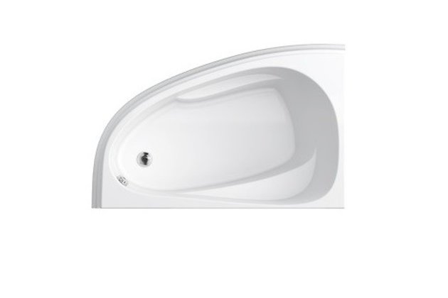 Vana Cersanit Joanna New 150x95 asymetrická akrylátová, S301-167 Vana Cersanit Joanna New 150x95 asymetrická akrylátová, S301-167