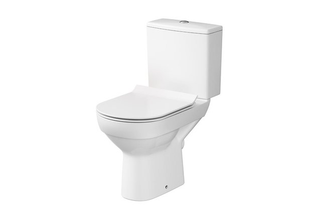 WC mísa Cersanit City 603 kombi bílá 010 zadní odpad Clean On nádržka 3/5 sedátko slim duroplast soft close easy off on button, K35-037 WC mísa Cersanit City 603 kombi bílá 010 zadní odpad Clean On nádržka 3/5 sedátko slim duroplast soft close easy off on button, K35-037