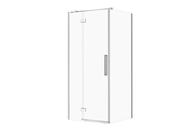 Sprchový kout Cersanit Crea 90x80x200 obdélníkový chrom s panty levý, set C89, S601-293