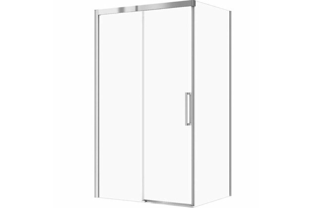 Sprchový kout Cersanit Crea 120x80x200 obdélníkový chrom s posuvnými dveřmi, set C94, S601-297 Sprchový kout Cersanit Crea 120x80x200 obdélníkový chrom s posuvnými dveřmi, set C94, S601-297