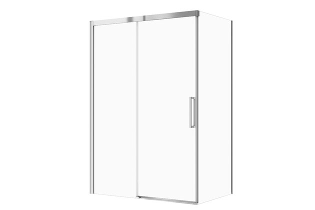 Sprchový kout Cersanit Crea 140x90x200 obdélníkový chrom s posuvnými dveřmi, set C87, S601-291 Sprchový kout Cersanit Crea 140x90x200 obdélníkový chrom s posuvnými dveřmi, set C87, S601-291