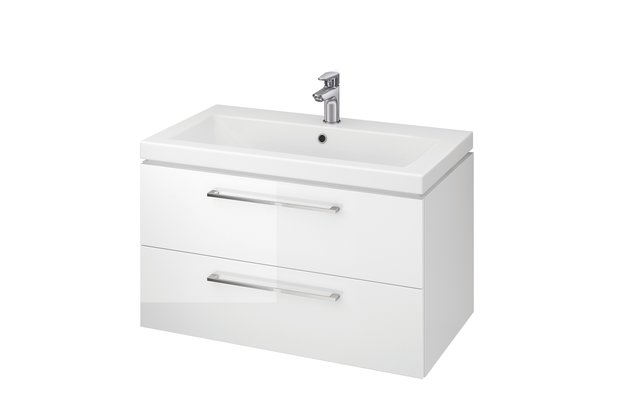 Skříňka Cersanit Lara 80 s umyvadlem Como bílá set 809 DSM, S801-149-DSM Skříňka Cersanit Lara 80 s umyvadlem Como bílá set 809 DSM, S801-149-DSM