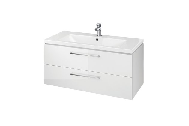 Skříňka Cersanit Lara 100 s umyvadlem Como bílá set 890 DSM, S801-191-DSM Skříňka Cersanit Lara 100 s umyvadlem Como bílá set 890 DSM, S801-191-DSM