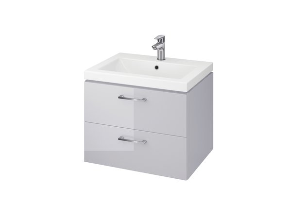 Skříňka Cersanit Lara 60 s umyvadlem Como šedá set 966 DSM, S801-213-DSM Skříňka Cersanit Lara 60 s umyvadlem Como šedá set 966 DSM, S801-213-DSM