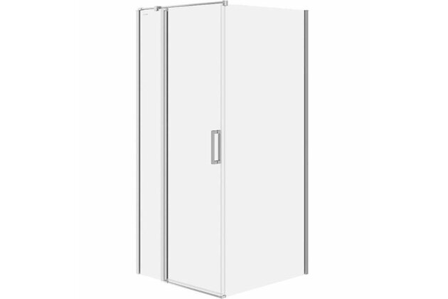 Sprchový kout Cersanit Moduo 90x90x195 čtvercový chrom s panty levý, set B847, S601-212