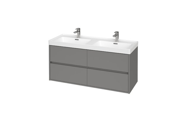 Skříňka Cersanit Crea 120 pod umyvadlo šedá matná, S931-005 Skříňka Cersanit Crea 120 pod umyvadlo šedá matná, S931-005