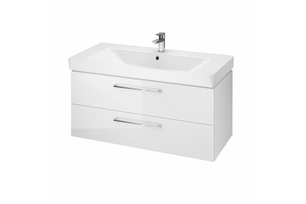 Skříňka Cersanit Lara Mille 100 s umyvadlem bílá set B309 DSM, S801-330-DSM