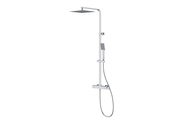 Sprchová souprava Cersanit City sprchová termostatická hranatá chrom, S951‑341 Sprchová souprava Cersanit City sprchová termostatická hranatá chrom, S951‑341