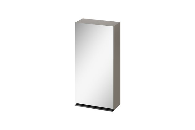 Skříňka Cersanit Virgo 40 zrcadlová šedá černá úchytka, S522-012 Skříňka Cersanit Virgo 40 zrcadlová šedá černá úchytka, S522-012