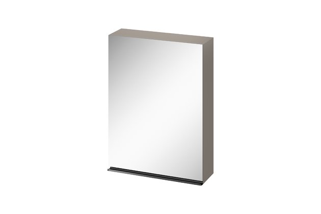 Skříňka Cersanit Virgo 60 zrcadlová šedá černá úchytka, S522-016 Skříňka Cersanit Virgo 60 zrcadlová šedá černá úchytka, S522-016