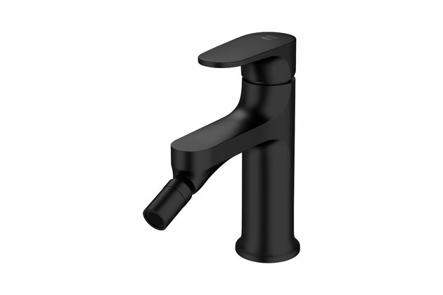 Baterie Cersanit Inverto bidetová stojánková, s příslušenstvím, bez výpusti, černá / zlatá páka, S951-288 Baterie Cersanit Inverto bidetová stojánková, s příslušenstvím, bez výpusti, černá / zlatá páka, S951-288