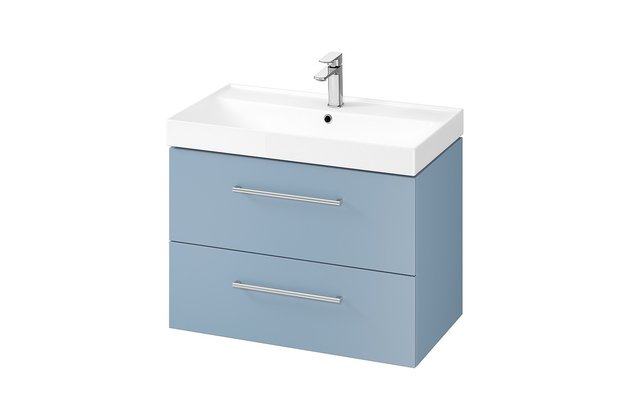 Skříňka Cersanit Larga 80 pod umyvadlo modrá, S932-074