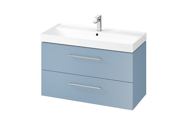 Skříňka Cersanit Larga 100 pod umyvadlo modrá, S932-077