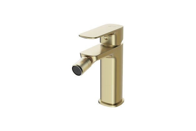 Baterie Cersanit Larga bidetová stojánková, s příslušenstvím, bez výpusti, zlatá mat, S951-381 Baterie Cersanit Larga bidetová stojánková, s příslušenstvím, bez výpusti, zlatá mat, S951-381