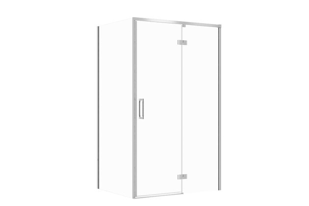 Sprchový kout Cersanit Larga 120x90x195 obdélníkový chrom s panty pravý, set C116, S601-316