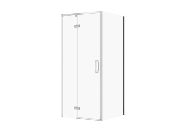 Sprchový kout Cersanit Larga 90x80x195 obdélníkový chrom s panty levý, set C102, S601-290