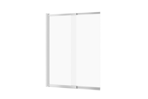 Vanová zástěna Cersanit Larga dvoukřídlá 140x115 chrom, S932-141