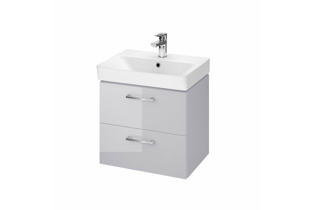 Skříňka Cersanit Lara Mille 50 s umyvadlem šedá set B281 DSM, S801-320-DSM