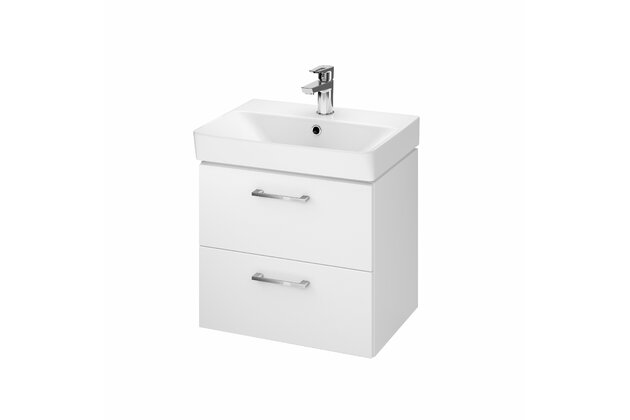 Skříňka Cersanit Lara Mille 50 s umyvadlem bílá set B282 DSM, S801-321-DSM