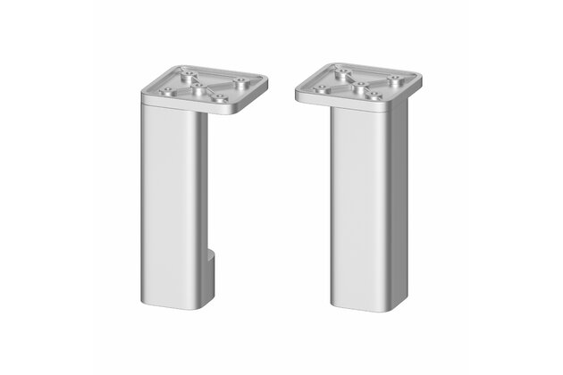 Nohy Cersanit City nábytkové střírné matné 2 ks, S599-0162 Nohy Cersanit City nábytkové střírné matné 2 ks, S599-0162