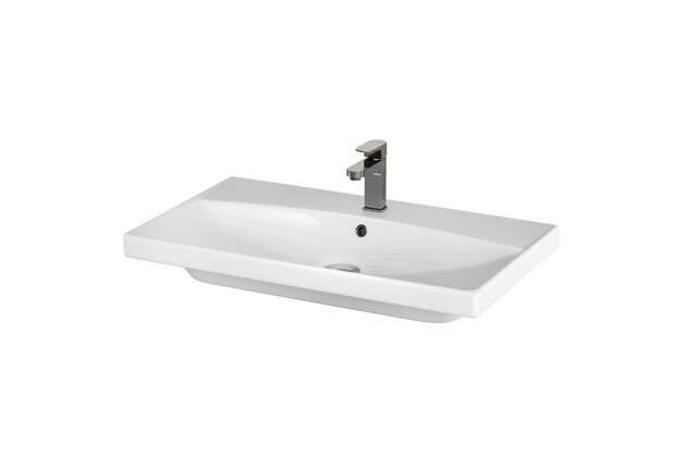 Umyvadlo Cersanit City 80 nábytkové bílé, K35-061 Umyvadlo Cersanit City 80 nábytkové bílé, K35-061