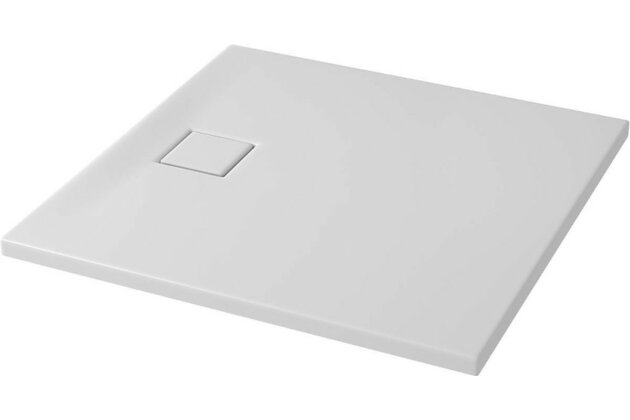 Sprchová vanička Cersanit Tako Slim 90x90x4 bílý mat čtvercová sifon set B451, S932-158 Sprchová vanička Cersanit Tako Slim 90x90x4 bílý mat čtvercová sifon set B451, S932-158