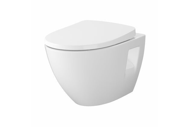 WC mísa Cersanit Moduo Plus závěsná, bílá, sedátko slim duroplast soft close easy off tlačítko set B905, S701-725 WC mísa Cersanit Moduo Plus závěsná, bílá, sedátko slim duroplast soft close easy off tlačítko set B905, S701-725