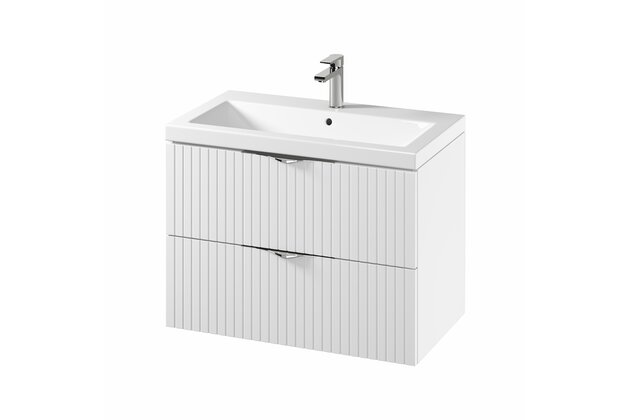 Skříňka Cersanit Tirso 80 s umyvadlem bílá matná set C143, S801-547