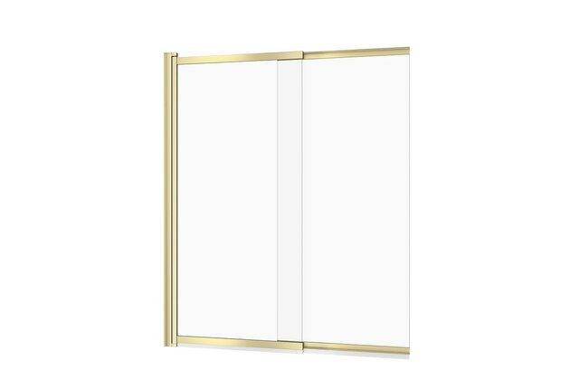 Vanová zástěna Cersanit Larga dvoukřídlá 140x115 matná zlatá, S164-071 Vanová zástěna Cersanit Larga dvoukřídlá 140x115 matná zlatá, S164-071