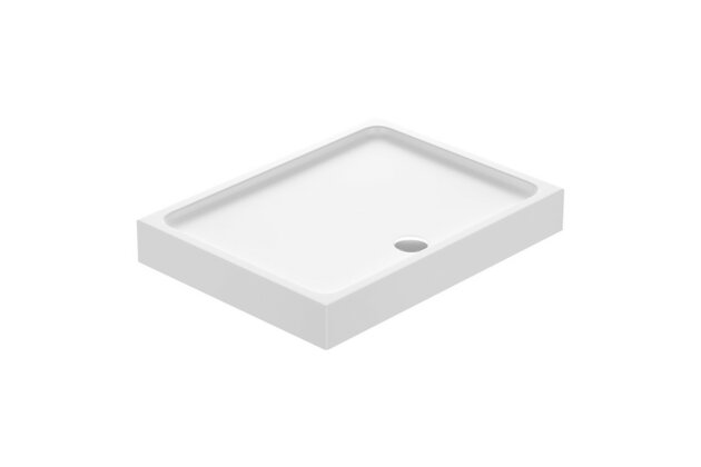 Sprchová vanička Cersanit Tako 90x120x4 bílá obdélníková s panelem, S204-028 Sprchová vanička Cersanit Tako 90x120x4 bílá obdélníková s panelem, S204-028