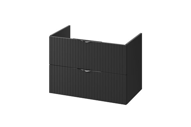 Skříňka Cersanit Tirso 80 pod umyvadlo černá matná, S1017-011