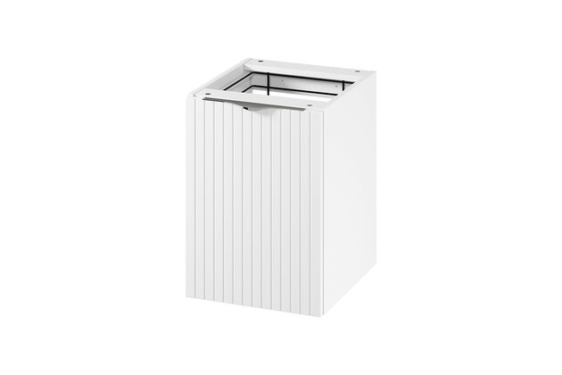 Skříňka Cersanit Tirso 40 pod desku bílá matná s košem na prádlo, S1017-029 Skříňka Cersanit Tirso 40 pod desku bílá matná s košem na prádlo, S1017-029