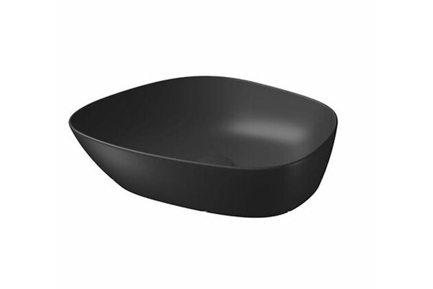 Umyvadlo Cersanit Kontra 48 na desku antracit mat nepravidelné, K682-018 Umyvadlo Cersanit Kontra 48 na desku antracit mat nepravidelné, K682-018