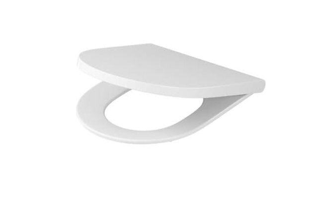 Sedátko Cersanit Werta bílé s poklopem slim duroplast slowcloce, K691-007 Sedátko Cersanit Werta bílé s poklopem slim duroplast slowcloce, K691-007