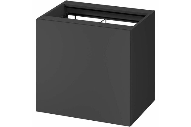 Skříňka Cersanit Larga 60 doplňková s košem na prádlo antracitová, S164-045 Skříňka Cersanit Larga 60 doplňková s košem na prádlo antracitová, S164-045