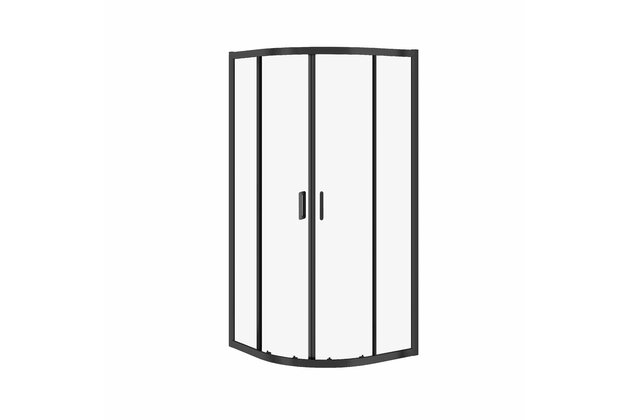 Sprchový kout Cersanit Arteco 80x80x190 čtvrtkruhový, černý, S913-013