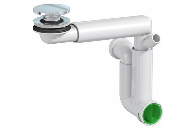 Sifon umyvadlový Cersanit prostorově úsporný s integrovanou výpustí pro nábytková umyvadla, S904-016 Sifon umyvadlový Cersanit prostorově úsporný s integrovanou výpustí pro nábytková umyvadla, S904-016