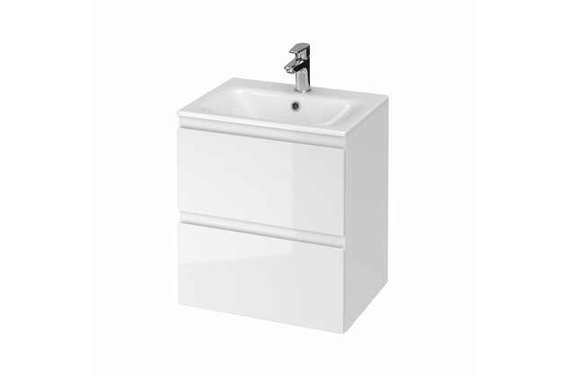Skříňka Cersanit Moduo-In 50 s umyvadlem bílá set B273 DSM, S801-312-DSM
