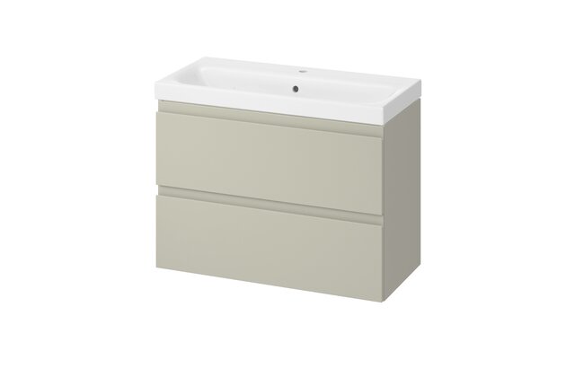 Skříňka Cersanit Moduo Slim 80 s umyvadlem kašmír set C472, S801-595