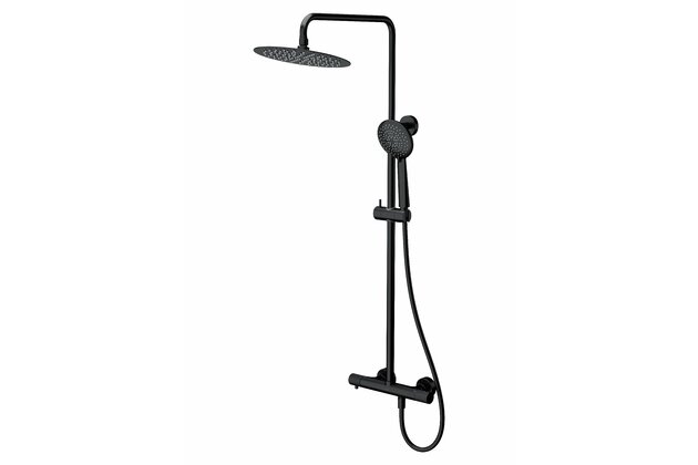 Sprchová souprava Cersanit Zen s termo baterií černá gun metal, S951-783 Sprchová souprava Cersanit Zen s termo baterií černá gun metal, S951-783