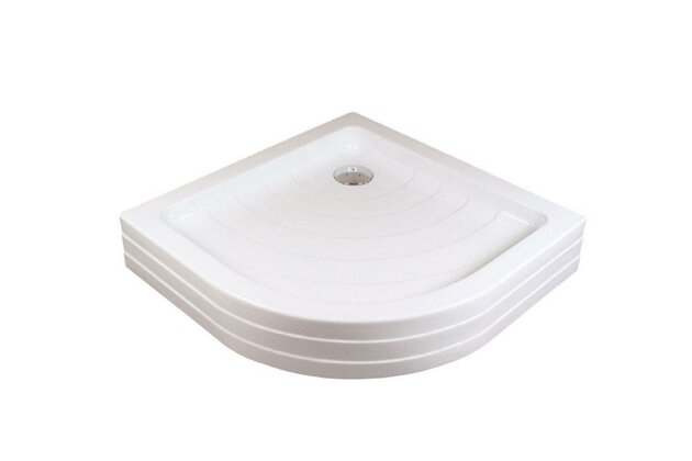 Sprchová vanička Ravak Ronda 90x90 PU čtvrtkruhová samonosná, bílá, A207001120