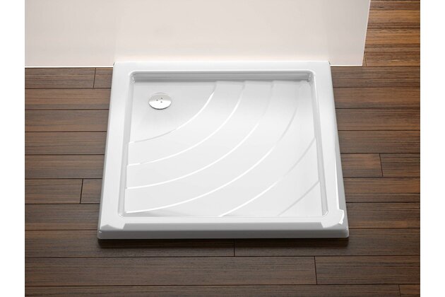 Sprchová vanička Ravak Angela LA 80x80 čtvercová, bílá, A014401220