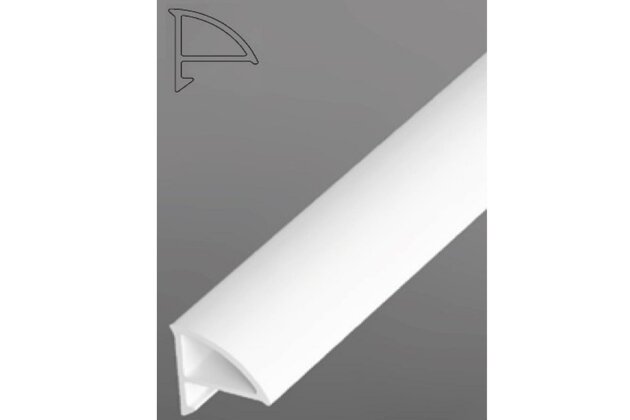 Krycí lišta Ravak v délce 1100/6 mm, bílá, XB441100001 Krycí lišta Ravak v délce 1100/6 mm, bílá, XB441100001